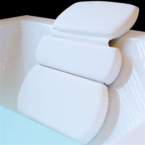 bath pillow for straight back bathtub|More.